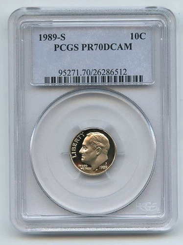 1989-S Roosevelt Dime Proof — photo from another recent sale