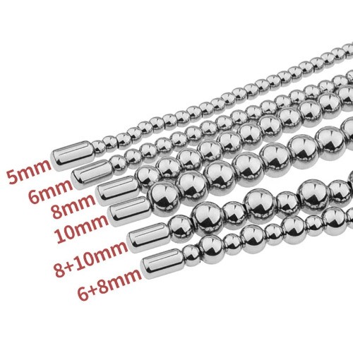 Edelstahl-Sound-Dilators-Penis-Einfügen-Stimulation-Perlen–Masturbator