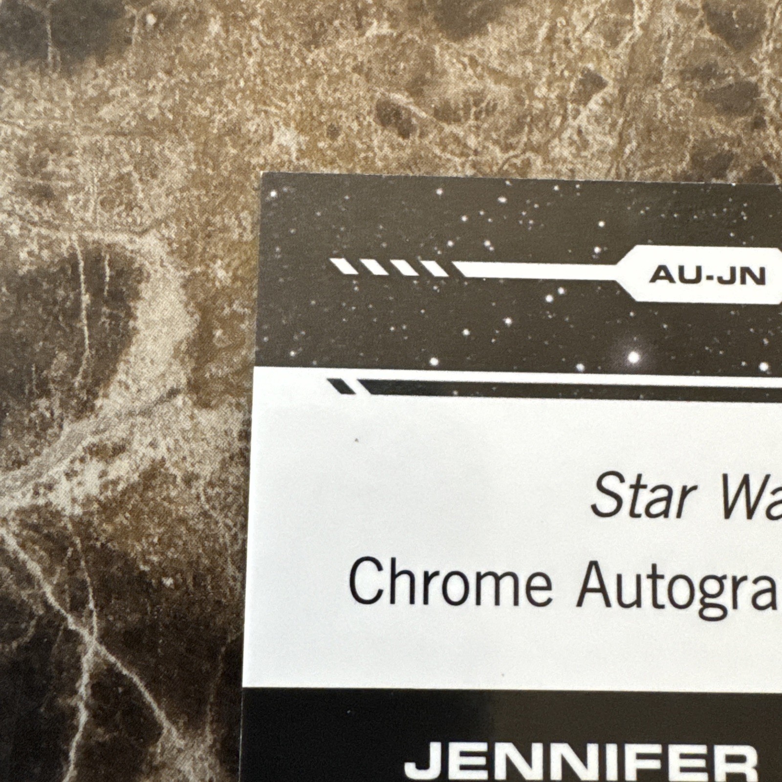 2024 Topps Star Wars Chrome Auto Refractor GREEN Jennifer Beals GARSA FWIP 97/99 view 7