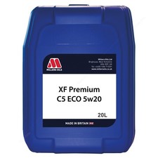 Millers Oils XF Premium C5 ECO 5W-20 5W20 Fully Synthetic Engine Oil 20 Litres 6.25 per litre