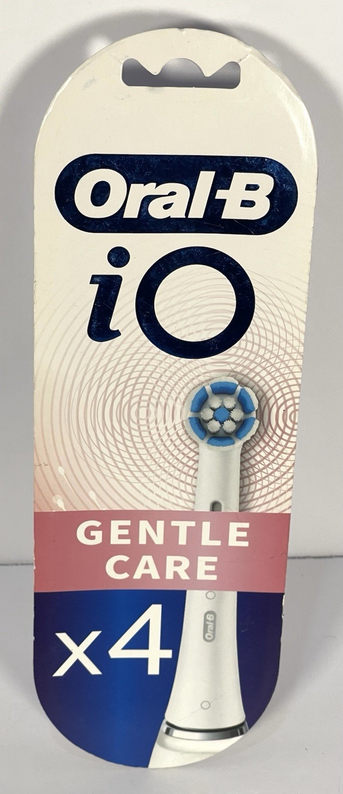 Oral-B iO Gentle Care Replacement Tooth Brush Heads White 4 Pack Sealed