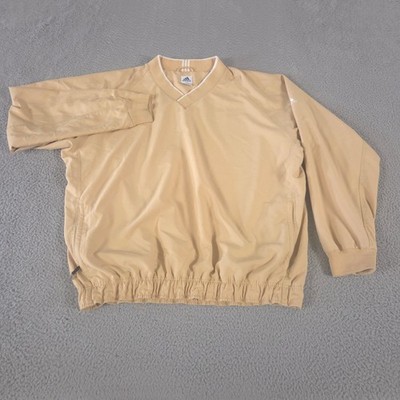 VINTAGE Adidas Jacket Men XL ClimaShell Wind V-Neck Mesh Lined Windbreaker Y2K