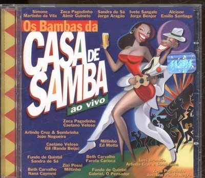 Various Artists Os Bambas da Casa de Samba (Ao Vivo) CD Brazil Globo Universal