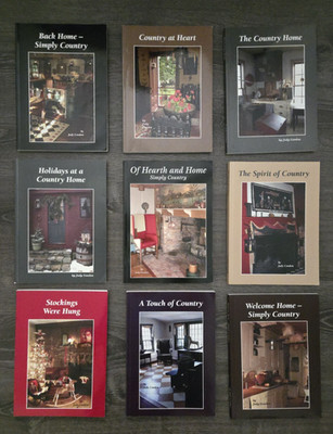 Lot of 9 Country Home Books by Judy Condon: Back Home, Country at Heart, Holiday