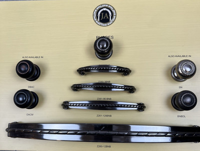 Jeffrey Alexander Rhodes Drawer Pull Handle Knob Assorted Display 9  Pieces