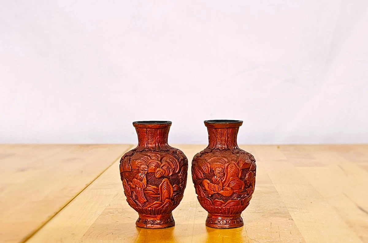 中国雕漆花瓶| eBay