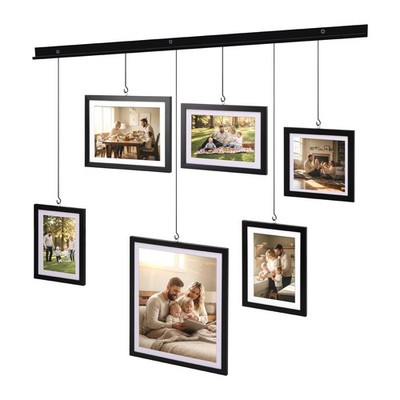 Exhibit Picture Frame Gallery Set, Wall Hanging Collage Frame for Various Siz...