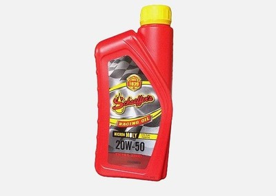 SCHAEFFERS MICRON MOLY 20W50 SYNTHETIC RACING MOTOR OIL FOR ALCOHOL ENGINES 1QT