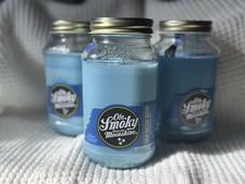 Tennessee Ole Smokey Moonshine Upcycled Candle - Blue Razz