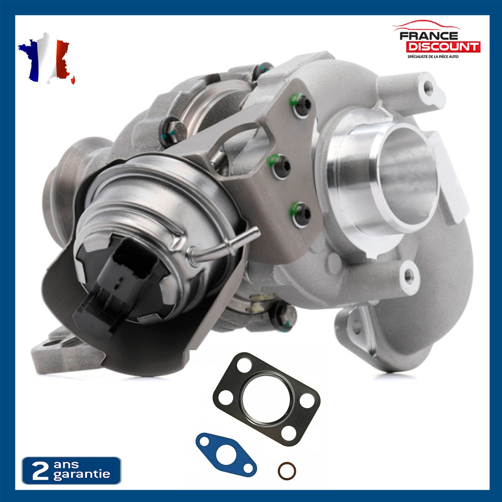 Turbocompresseur 1.6HDI 9686120680 de remplacement pour Berline et Utilitaire Citroen Peugeot