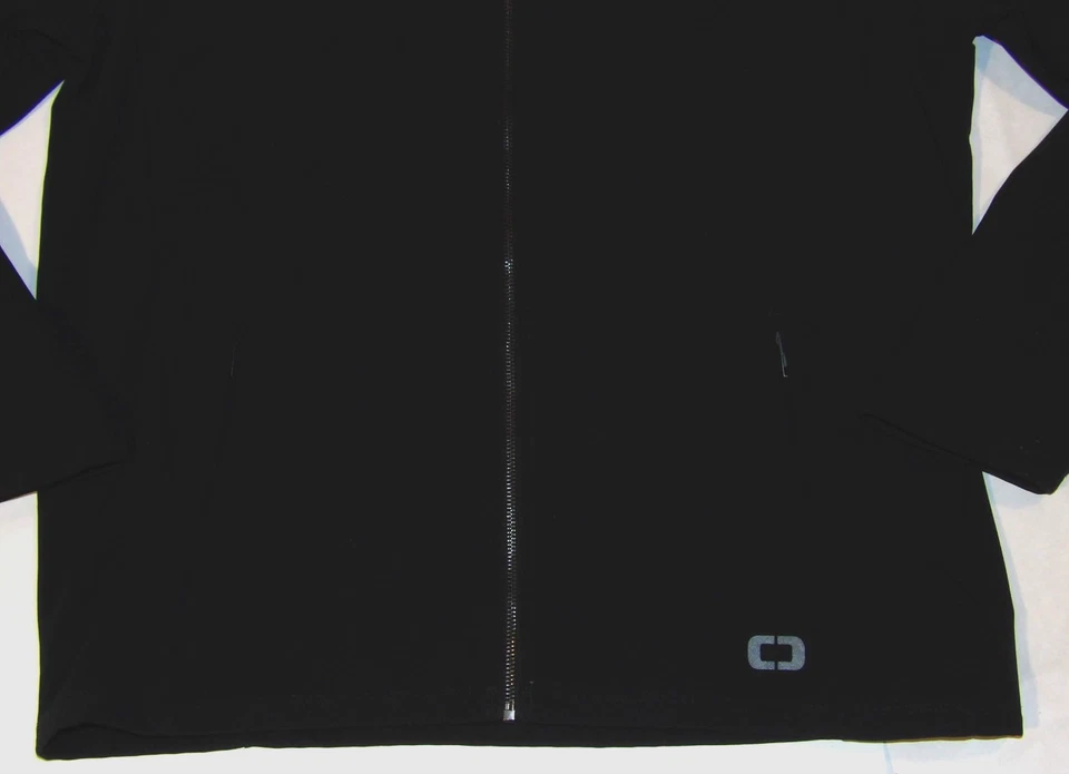 MEN'S MICROSOFT LOGO LIGHTWEIGHT OGIO JACKET! EMBROIDERED! BLACK! ZIP-UP! L - Image 4 of 4