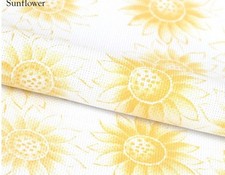14ct Printed Aida for cross stitch, Sunflowers 90cm 150 cm