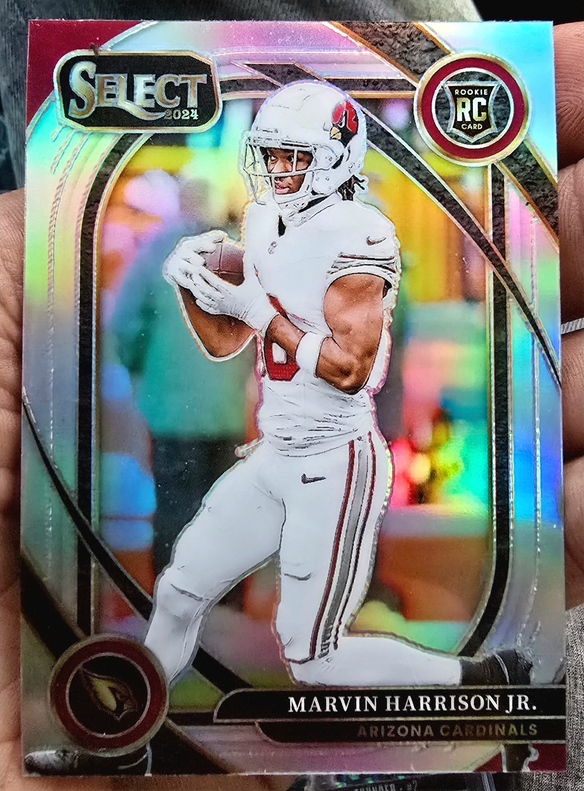 2024 Panini Select - Club Level Marvin Harrison Jr. #219 Silver Prizm (RC)