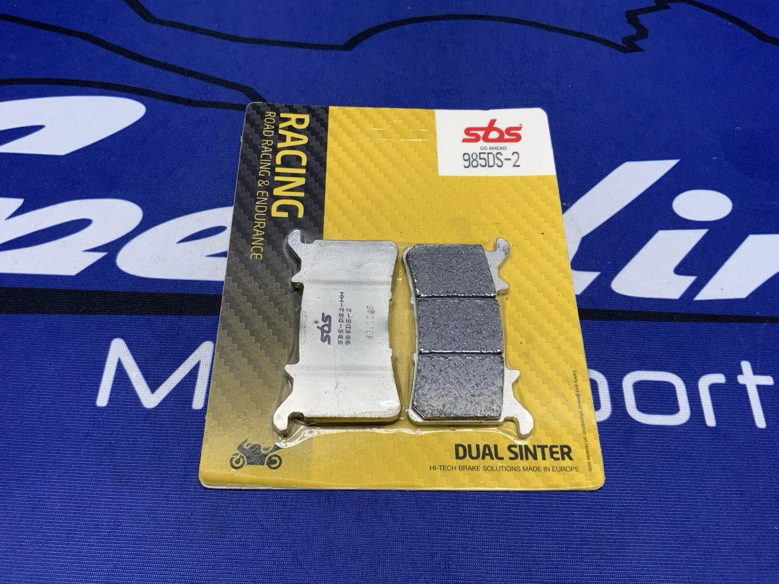 SBS Front Racing Brake Pads BMW S1000RR 2020-2025 985DS-2