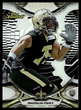 2015 Topps Finest Hot Box Black Refractor Andrus Peat RC #94