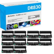 10PK DR830 Drum Unit Replacement for Brother MFC-L2807DW MFC-L2820DW HL-L2460DW