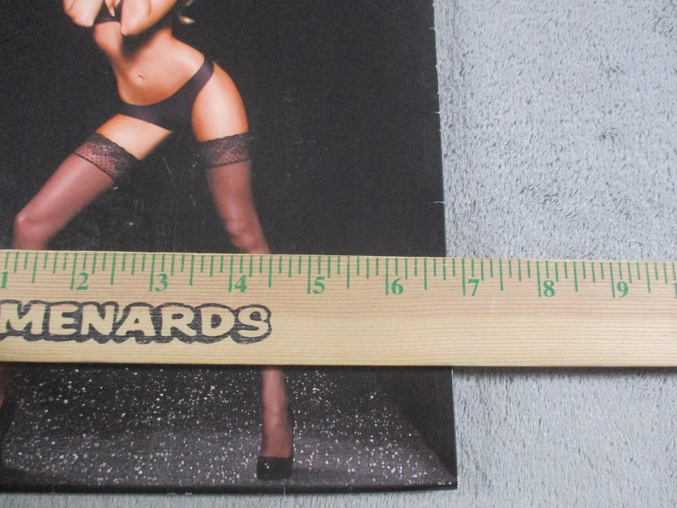 Medias hasta el muslo Victorias Secret para mujer talla A negras de encaje Foto 3 de 4