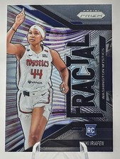 2025 Panini Prizm WNBA Fractal Kiki Iriafen (RC) #12 Washington Mystics