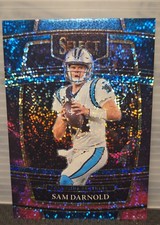2021 Panini Select - Concourse Sam Darnold #7 Cosmic Prizm