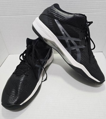 Asics  ~ VOLLEY ELITE FF MT Black Volleyball Shoes B700N ~ Men Sz 11.5
