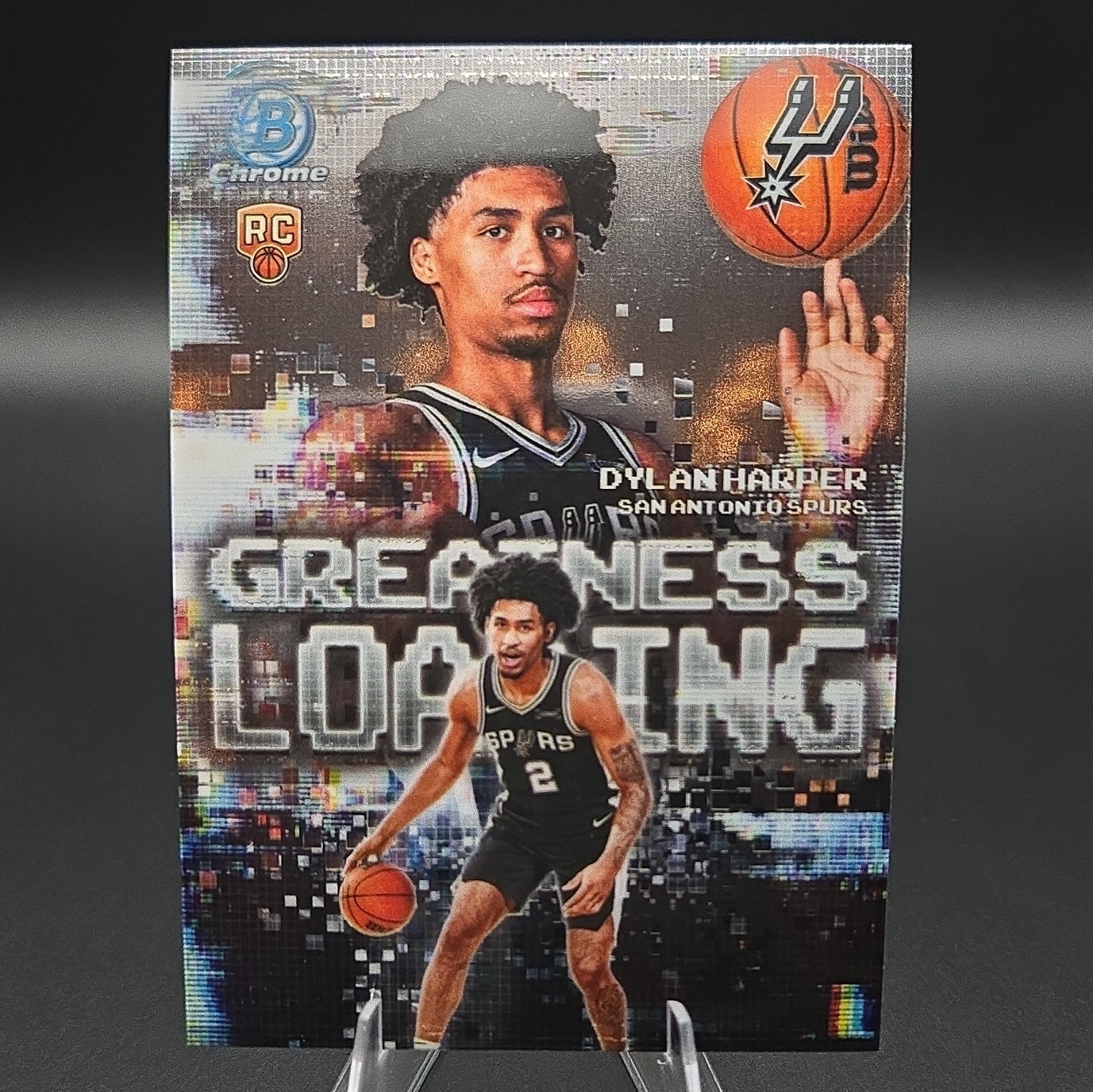 Topps 2025-26 Bowman Dylan Harper Spurs Greatness Loading Rookie #GL-2🔥🏀🔥🏀🏀