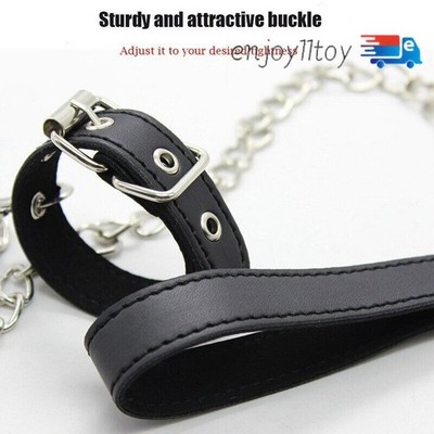 Brand New Restraint Leather Bird Rings Ball Stretcher Leash Chastity CBT Binding