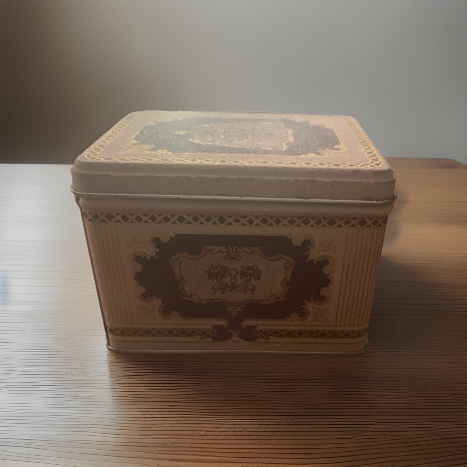 Vintage Tin Trinket Box