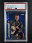 2020 Topps Chrome F1 MAX VERSTAPPEN Sapphire Image Variation SP 1st Yr #6 PSA 8
