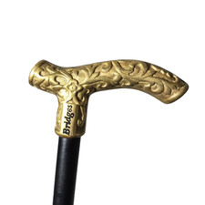 Antique Bridges Brass Derby Handle Walking Cane Walking Stick  Head Cover 36 