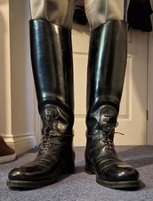 Dehner Bal-laced Police Patrol Boots Size 10.5d (UK 9.5/10)