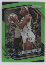 2025 Panini Prizm WNBA Lime Green Prizm 68/225 Diamond Miller #27 5l1