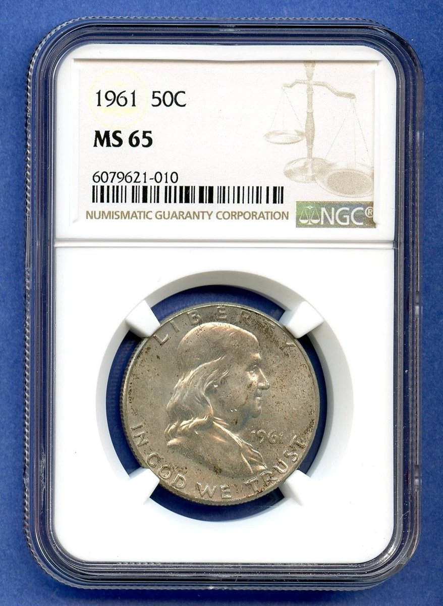 MS 65 Graded 1961 Franklin Half Dollars (1948-1963) for sale | eBay