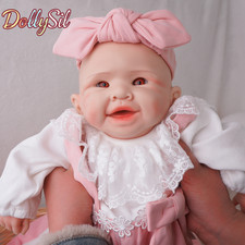 Reborn Baby Big Dolls Silicone Full Body Realistic Newborn Girl Baby 19.49 Inch