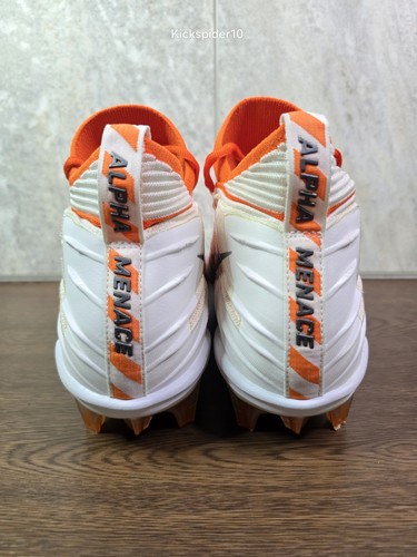 Nike Alpha Menace Elite TD Men's Football Cleats Cleats Size 11 Orange White - Picture 6 of 9