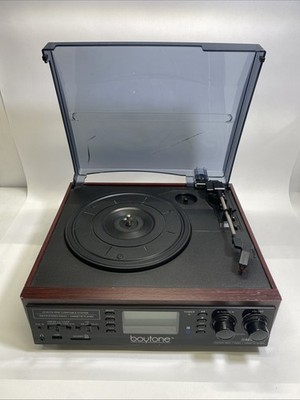 Boytone MP3 MAKER! 3 Speed Turntable Record Stereo Radio Cassette To MP3 WMA