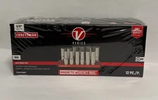 Craftsman V Series Socket Set 12 Piece Metric with Magnetic Rail CMMT17560V