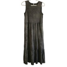 Old Navy Maxi Dress Women’s S Brown Tiered Cottagecore Grunge Vacation