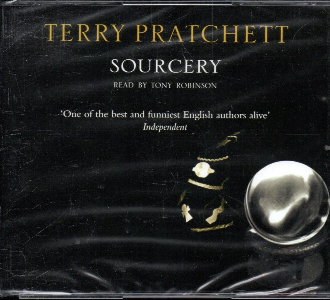 SOURCERY by Terry Pratchett - 3xCD Audiobook *NEW & SEALED* *Tony Robinson*