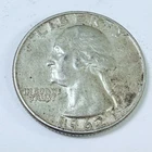 1962 D  SILVER WASHINGTON QUARTER  90% SILVER CIRCULATED COIN FREE SHIP #7579