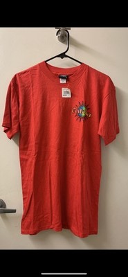 Vintage 90s Gotcha Surf T-Shirt Red Size M - Deadstock New With Tags