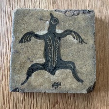 RARE BERNARD LEACH ST IVES STUDIO POTTERY TILE - CORNWALL