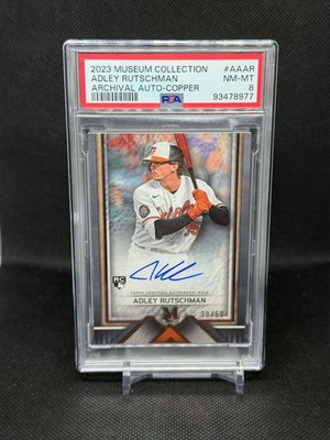 2023 Topps Museum Collection Copper #39/50 Adley Rutschman Rookie Auto RC PSA 8