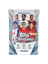 2024/25 Topps Chrome UEFA Club Competitions Soccer Hobby Jumbo Pack
