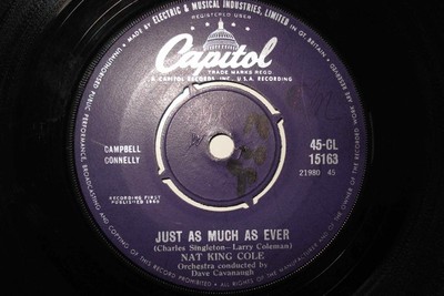 Nat King Cole - Just As Much As Ever (7'')