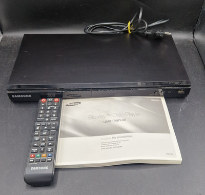 Samsung BD-E5500 3D-Bluray Player  schwarz getestet Fernbedienung, Anleitung