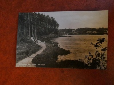 alte Ak Ostseebad Rauschen, Am Teich, um 1930, Geyer & Co.