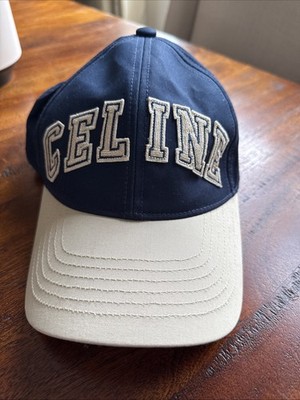 Celine RARE Varsity embroidered  Hat