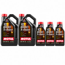 13L MOTUL 8100 X-CLEAN 5W-30 FULLY SYNTHETIC ENGINE OIL BMW LL-04 VAG 504-507 C3