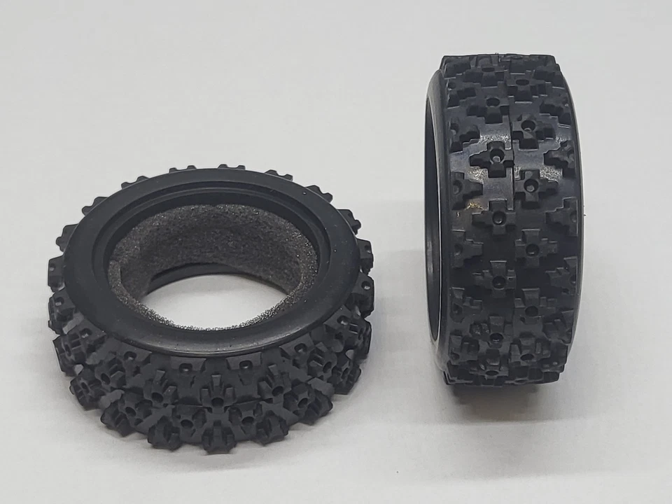 RALLY BLOCK REIFEN 1:10 (2 STÜCK) INKL. EINLAGEN - Bild 2 von 2