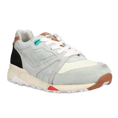 【 sige  】 diadora N9000 Anice Italia Lace Up Mens Grey Sneakers Casual Shoes